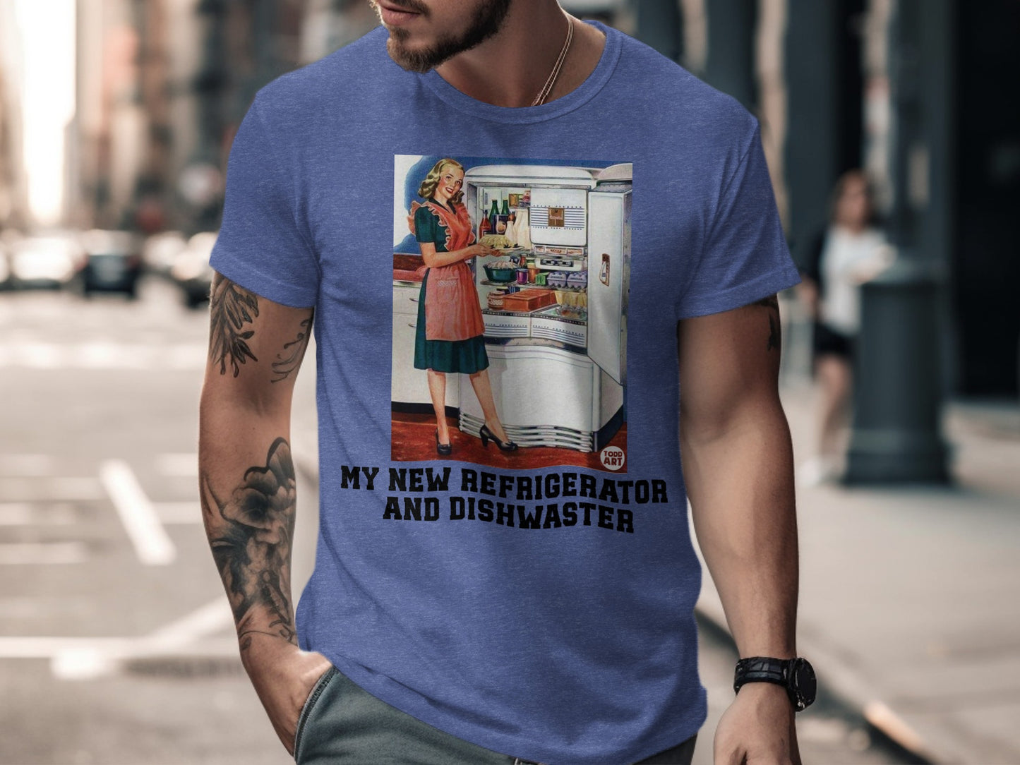 Vintage My New Refrigerator Dishwasher T-shirt