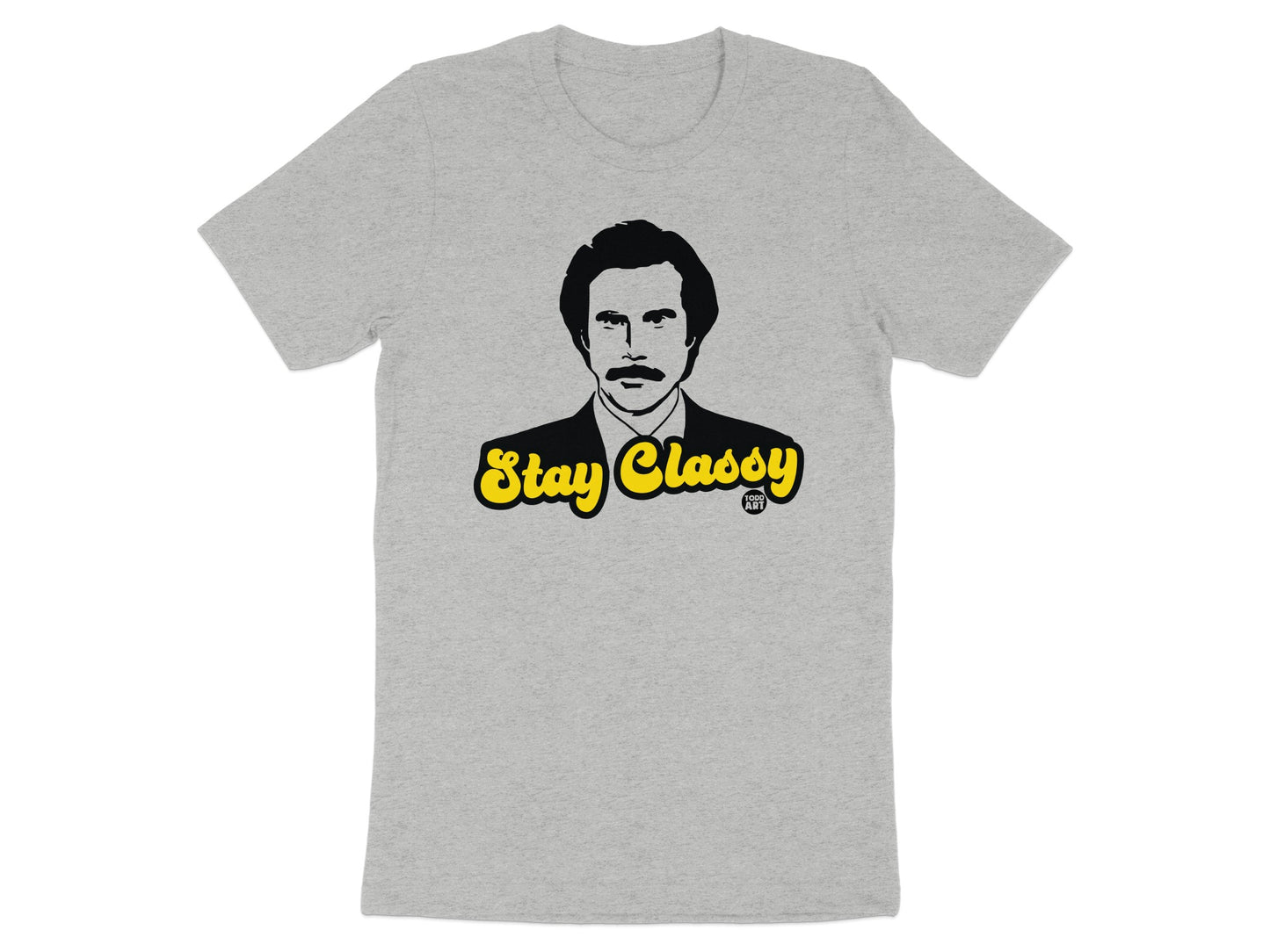 Stay Classy Graphic T-Shirt with Iconic Illustration
