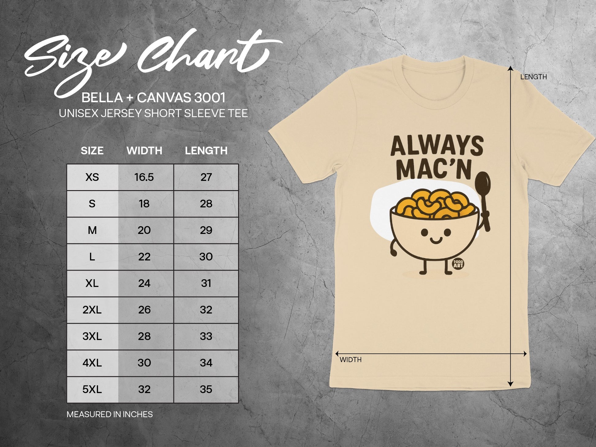 Always Mac'n Unisex Jersey Short Sleeve Tee product