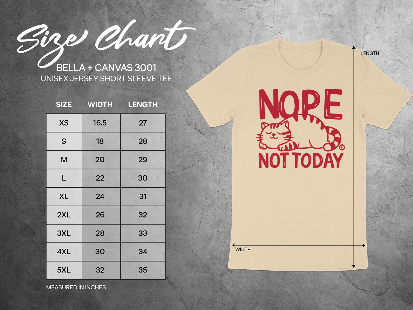 Nope Not Today Cat Print T-Shirt product