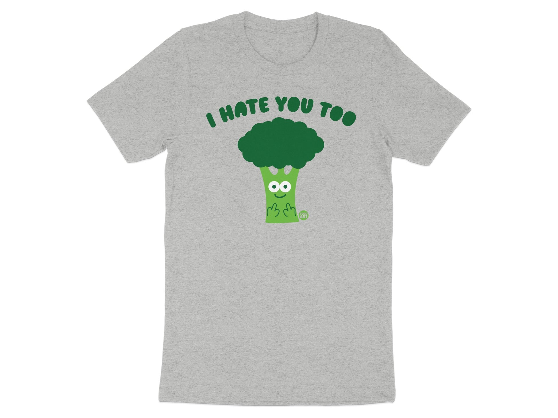 I Hate You Too Funny Broccoli Graphic Tee product