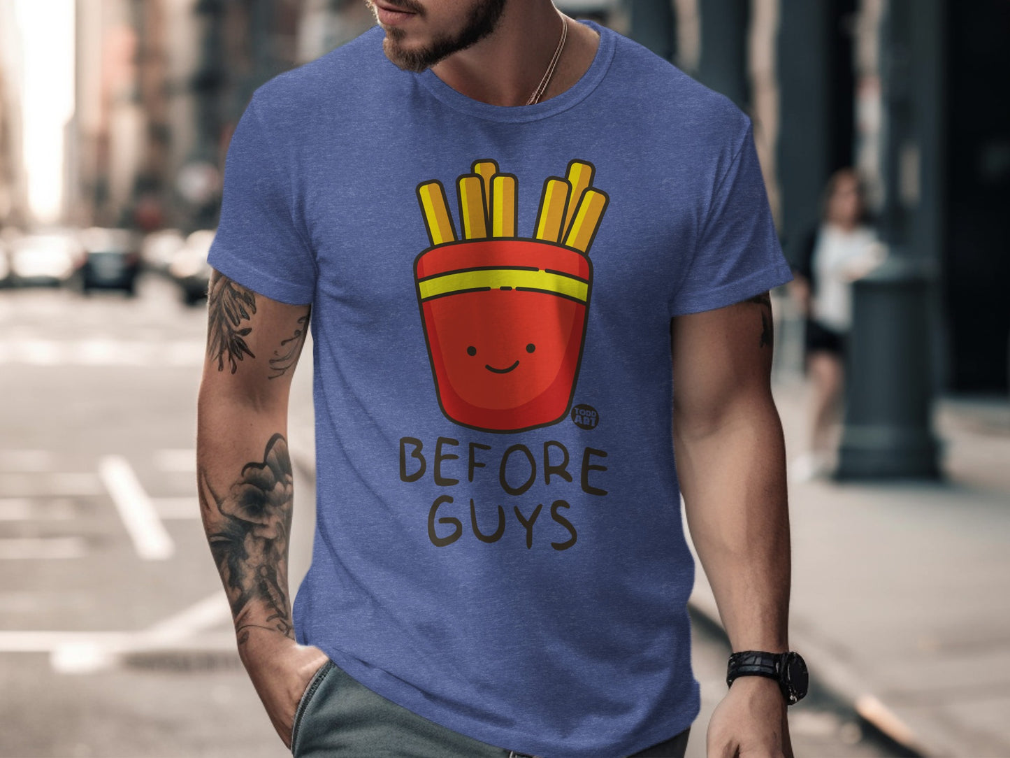 Before Guys French Fries Graphic Novelty Shirt Product