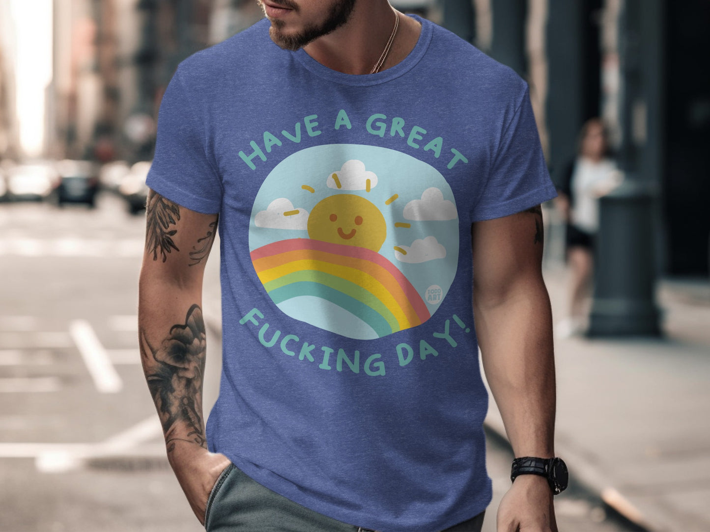 Have a Great Day Colorful Rainbow T-shirt