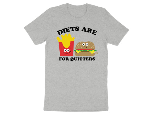Diets Are For Quitters Funny Graphic T-shirt product