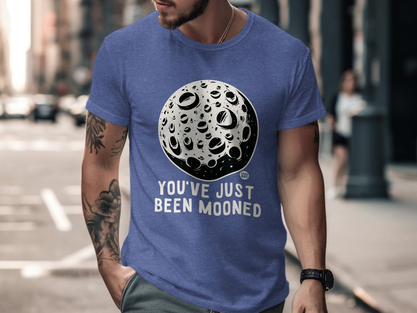 You've Just Been Mooned Graphic Print T-shirt product