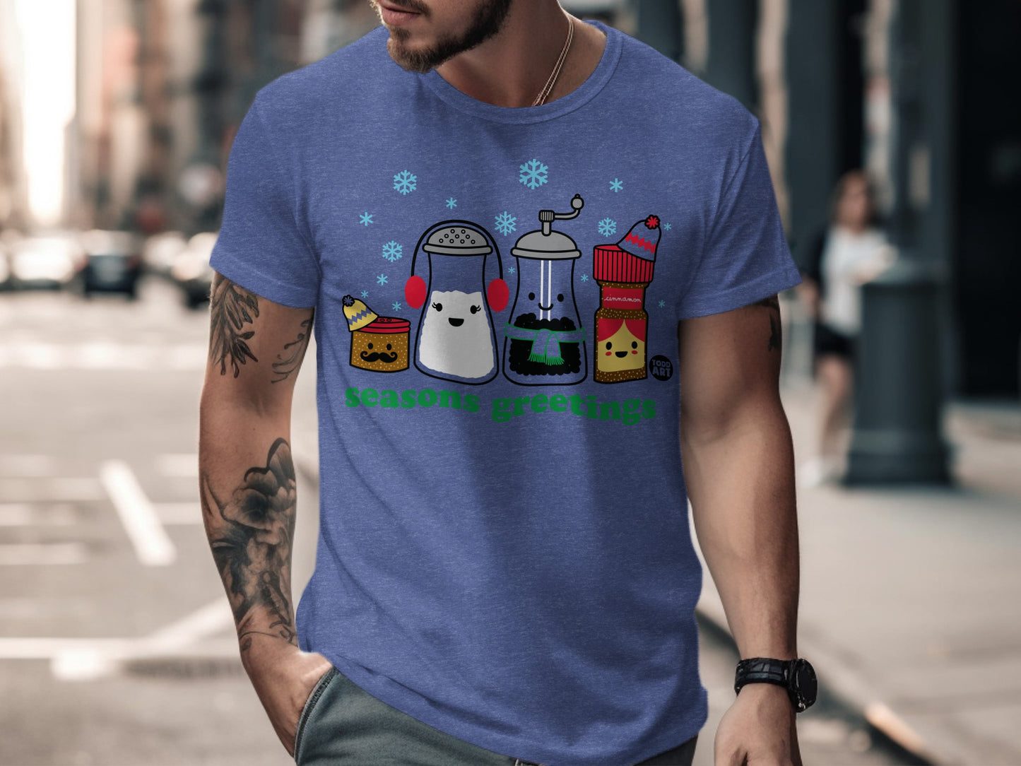 Seasons Greetings Cute Festive Design T-shirt product
