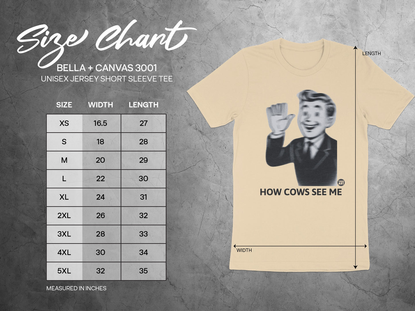 How Cows See Me Graphic Print Tee product
