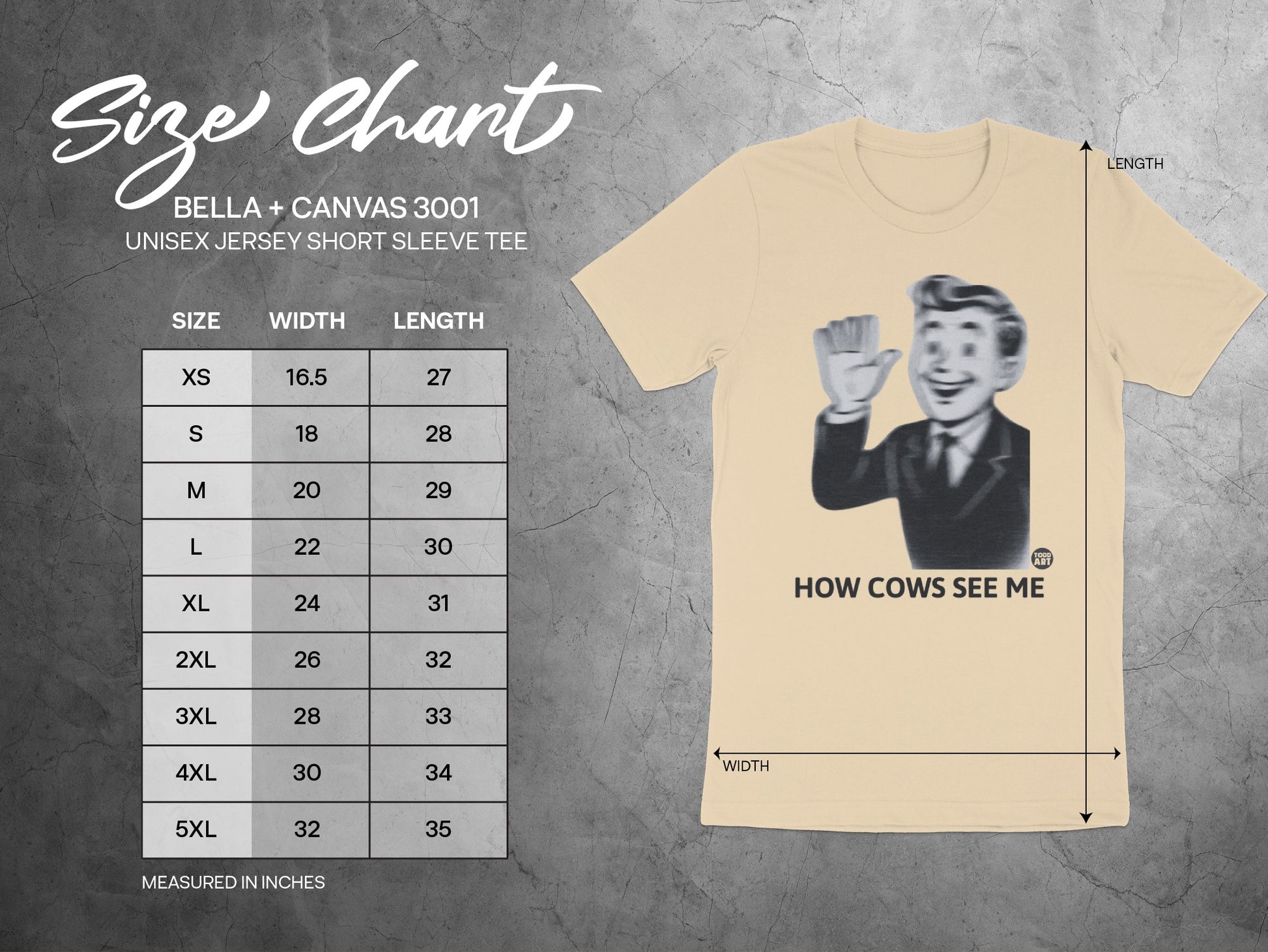 How Cows See Me Graphic Print Tee product