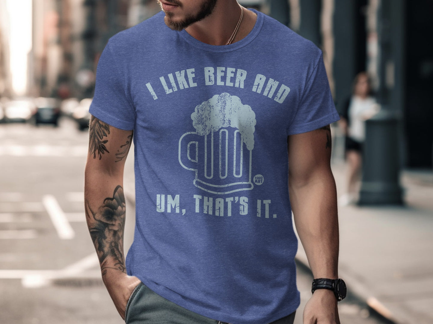 I Like Beer and Um That's It Graphic T-Shirt product