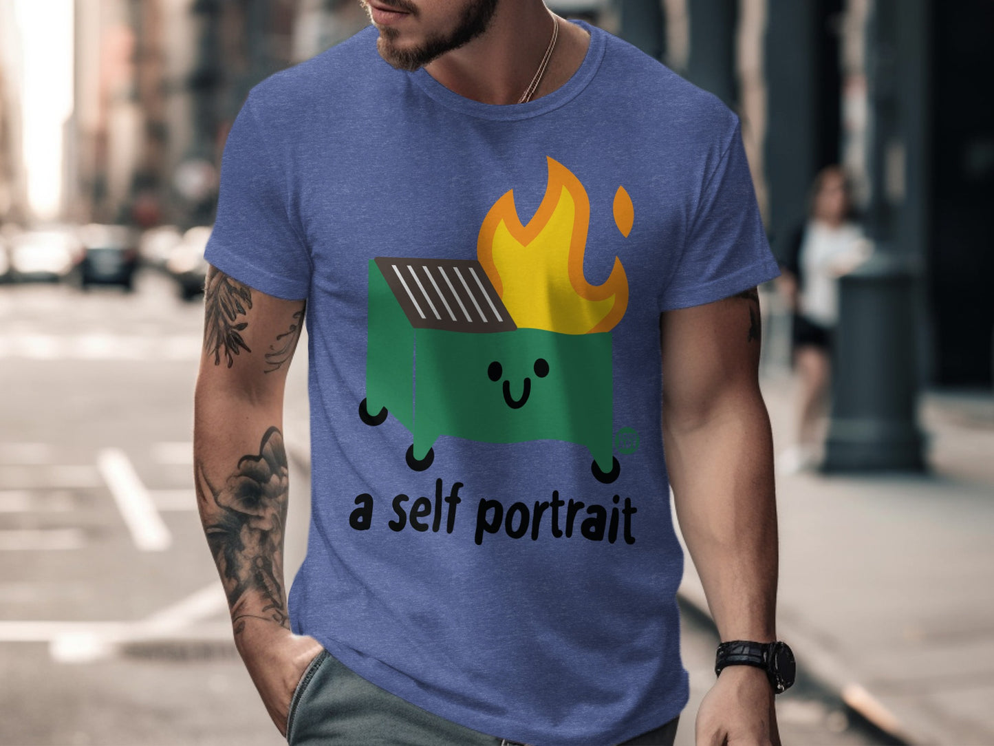 Dumpster Fire A Self Portrait Graphic T-shirt product