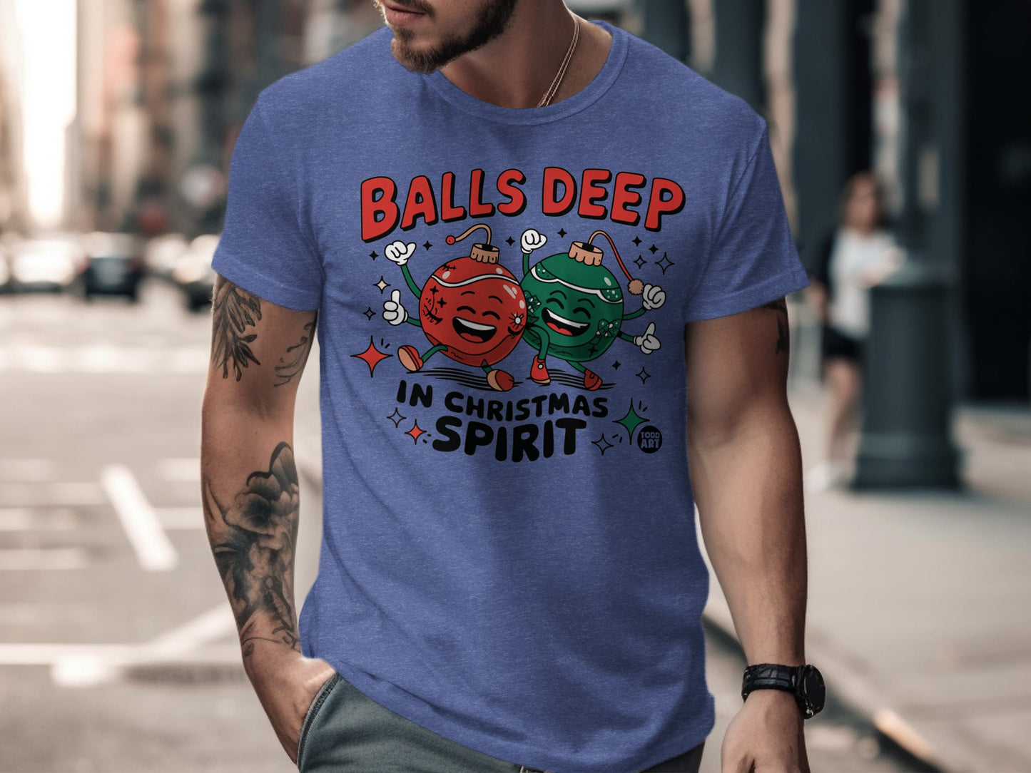Balls Deep In Christmas Spirit Graphic Product
