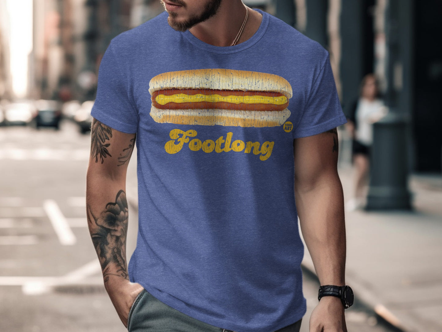 Footlong Graphic Print Casual Wear T-Shirt product