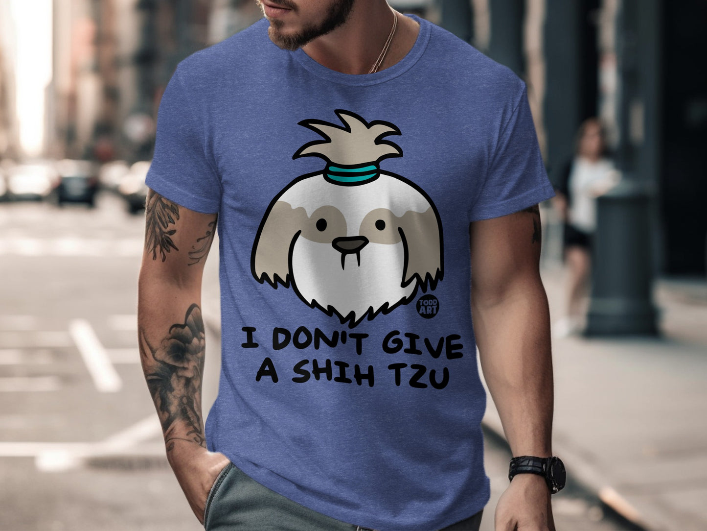 I Don't Give A Shih Tzu Graphic Casual Top Shirt product