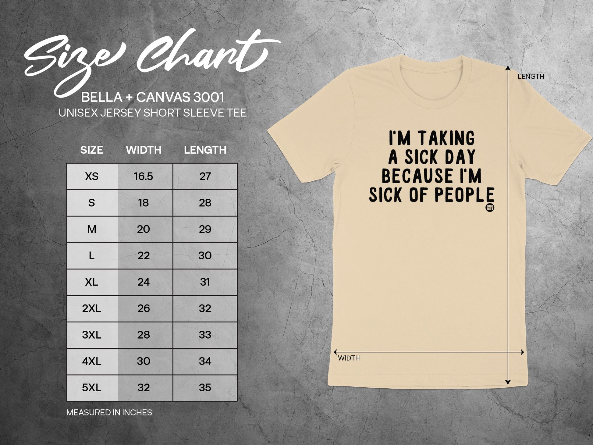 I'm Taking A Sick Day Because I'm Sick of People Tee product