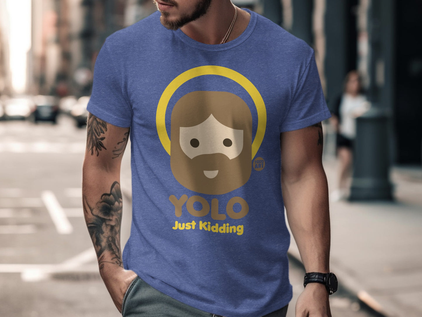 YOLO Just Kidding Graphic T-Shirt product type