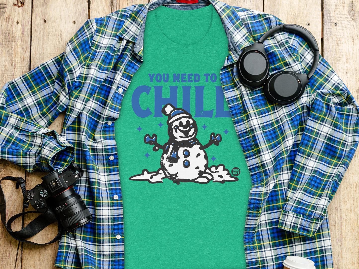 You Need to Chill Snowman Funny Graphic Shirt product