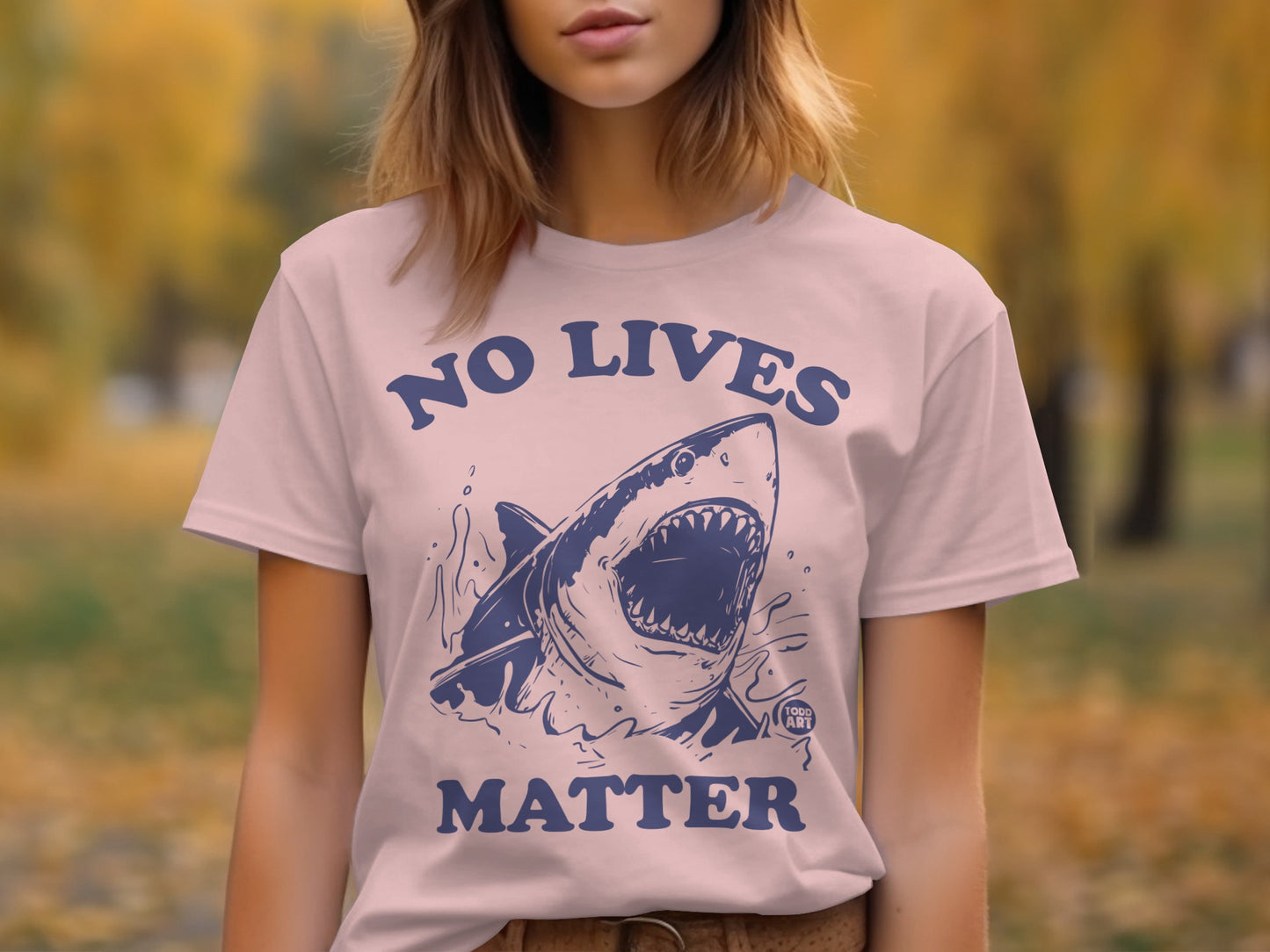 No Lives Matter Shark Graphic Tee