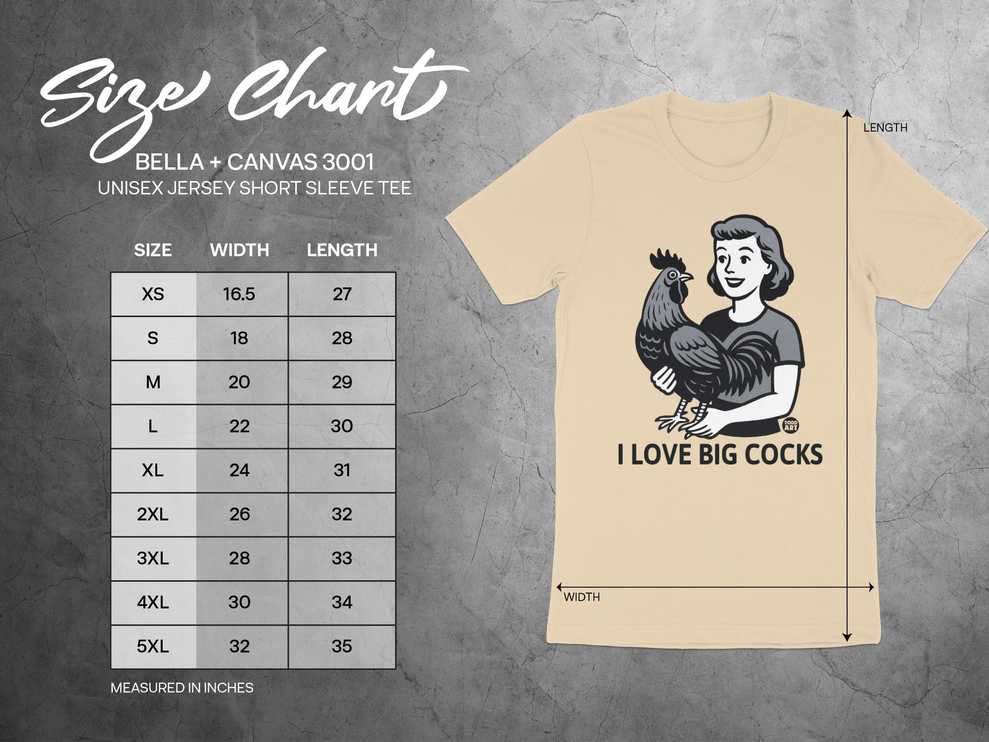 I Love Big Cocks Graphic Unisex Jersey Short Sleeve Tee product