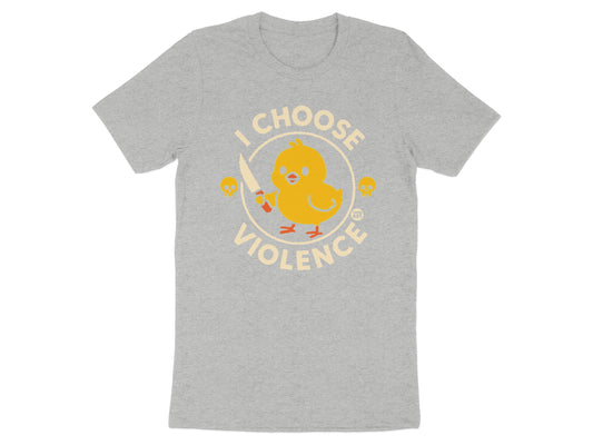 I Choose Violence Cartoon Duck Graphic T-shirt product