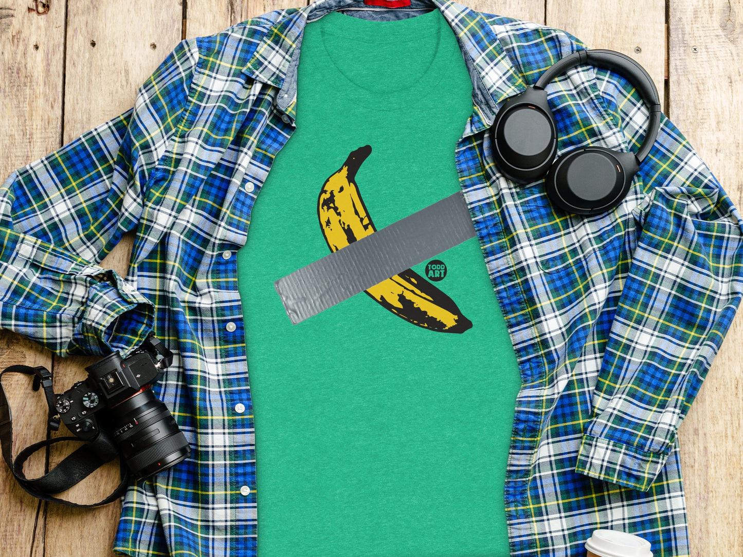 Artistic Banana Graphic Tee Shirt Casual Unisex Product