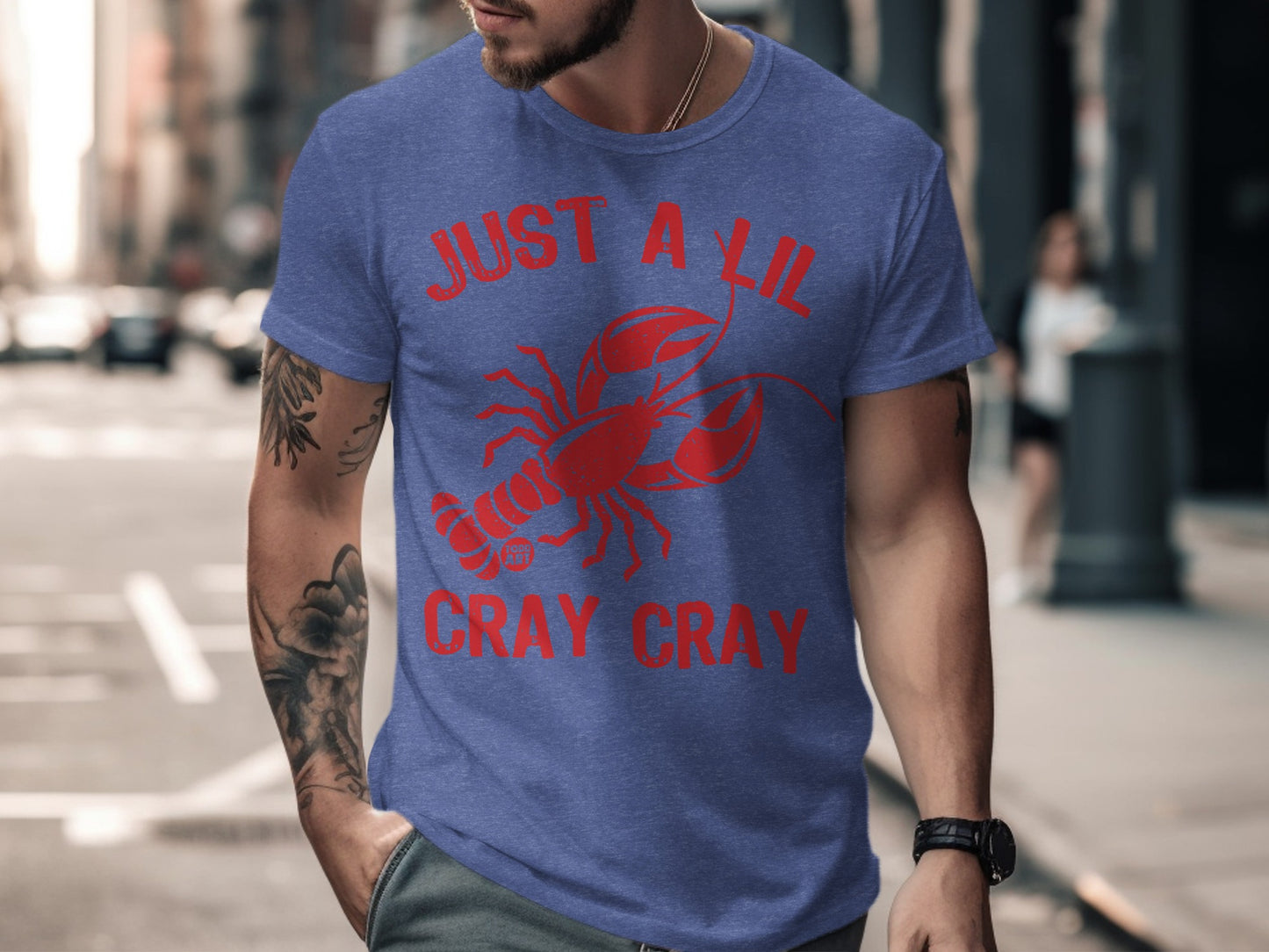 Just A Lil Cray Cray Lobster Graphic Shirt product type