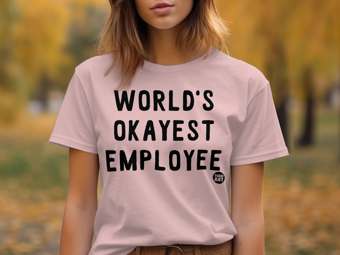 World's Okayest Employee Graphic Tee product