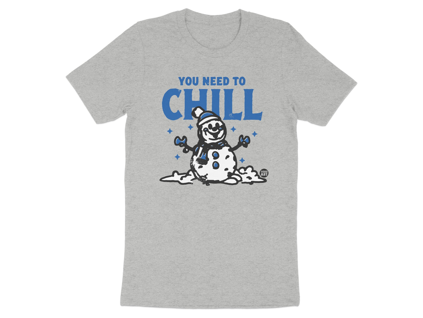 You Need To Chill Snowman Graphic T-Shirt product type