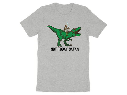 Not Today Satan Dinosaur Graphic T-Shirt product
