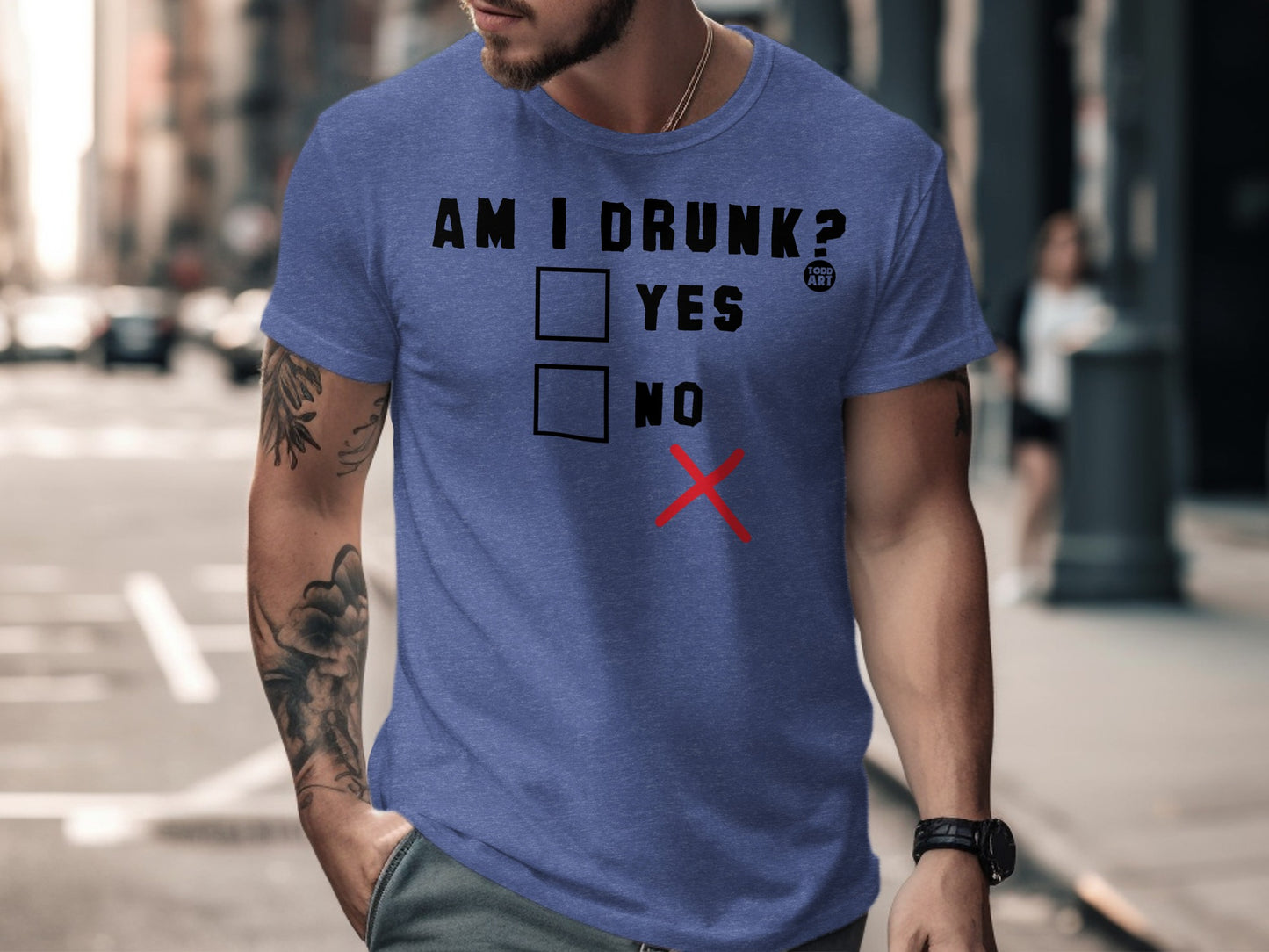 Am I Drunk Yes No Funny Check Box T Shirt product