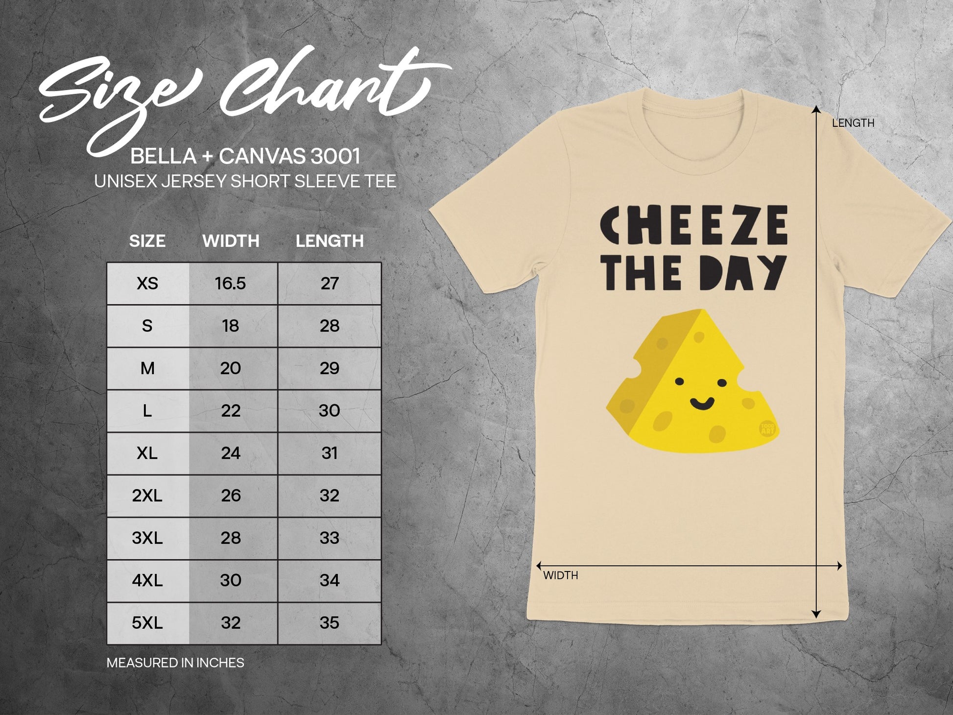 Cheeze The Day Graphic Unisex Jersey Short Sleeve Tee product