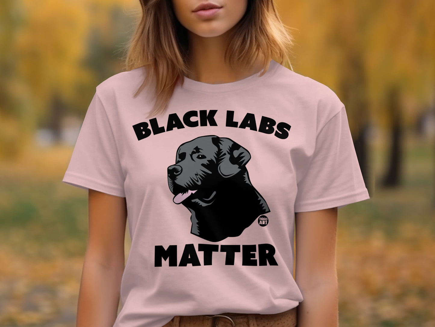 Black Labs Matter Graphic T-Shirt product