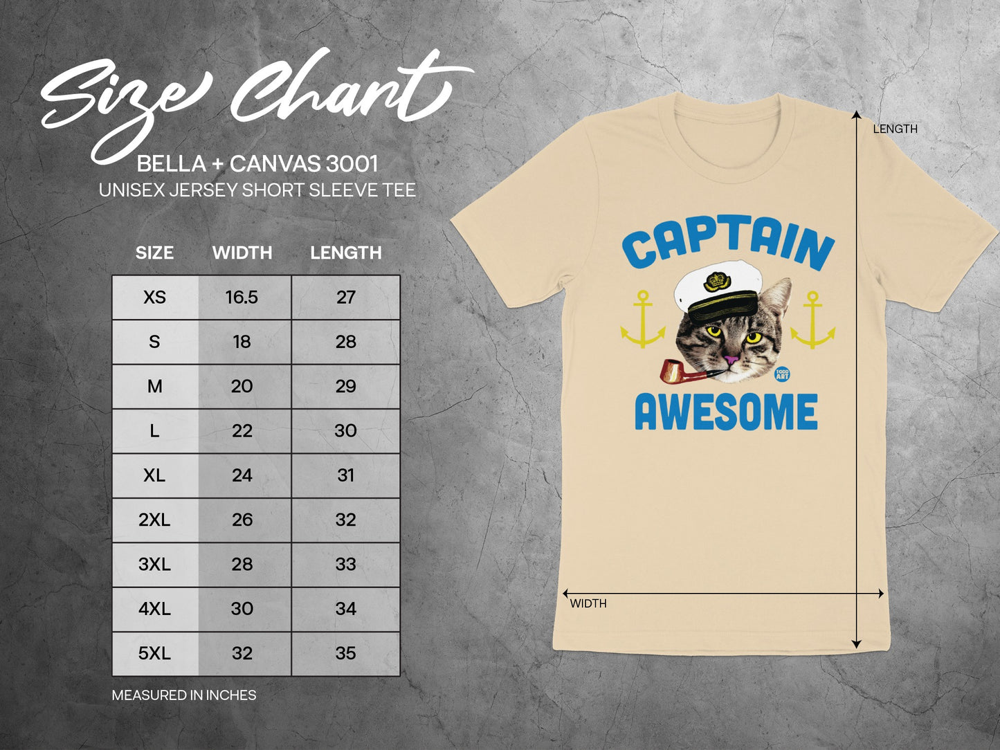 Captain Awesome Bella Canvas Jersey Short Sleeve Tee product type