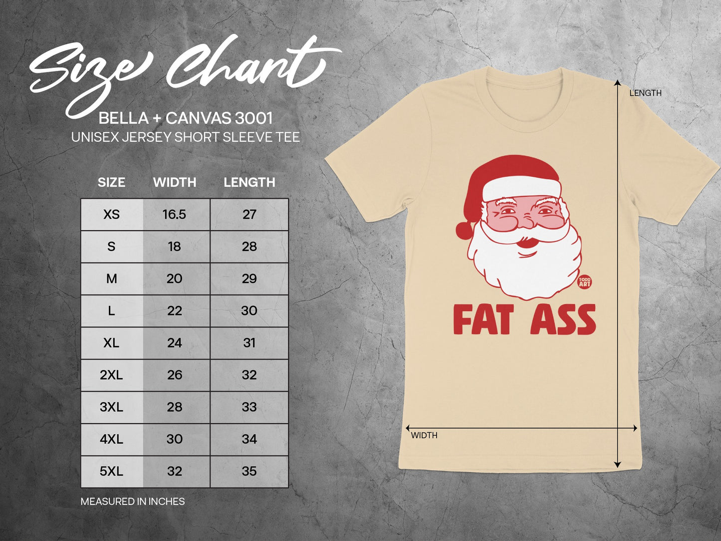 Humorous Santa Claus Graphic T-Shirt product