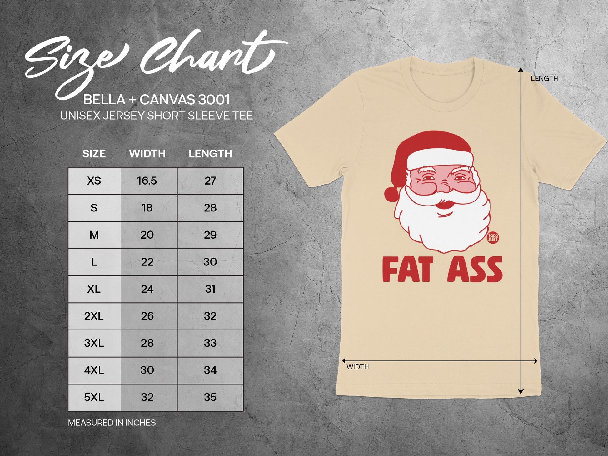 Humorous Santa Claus Graphic T-Shirt product