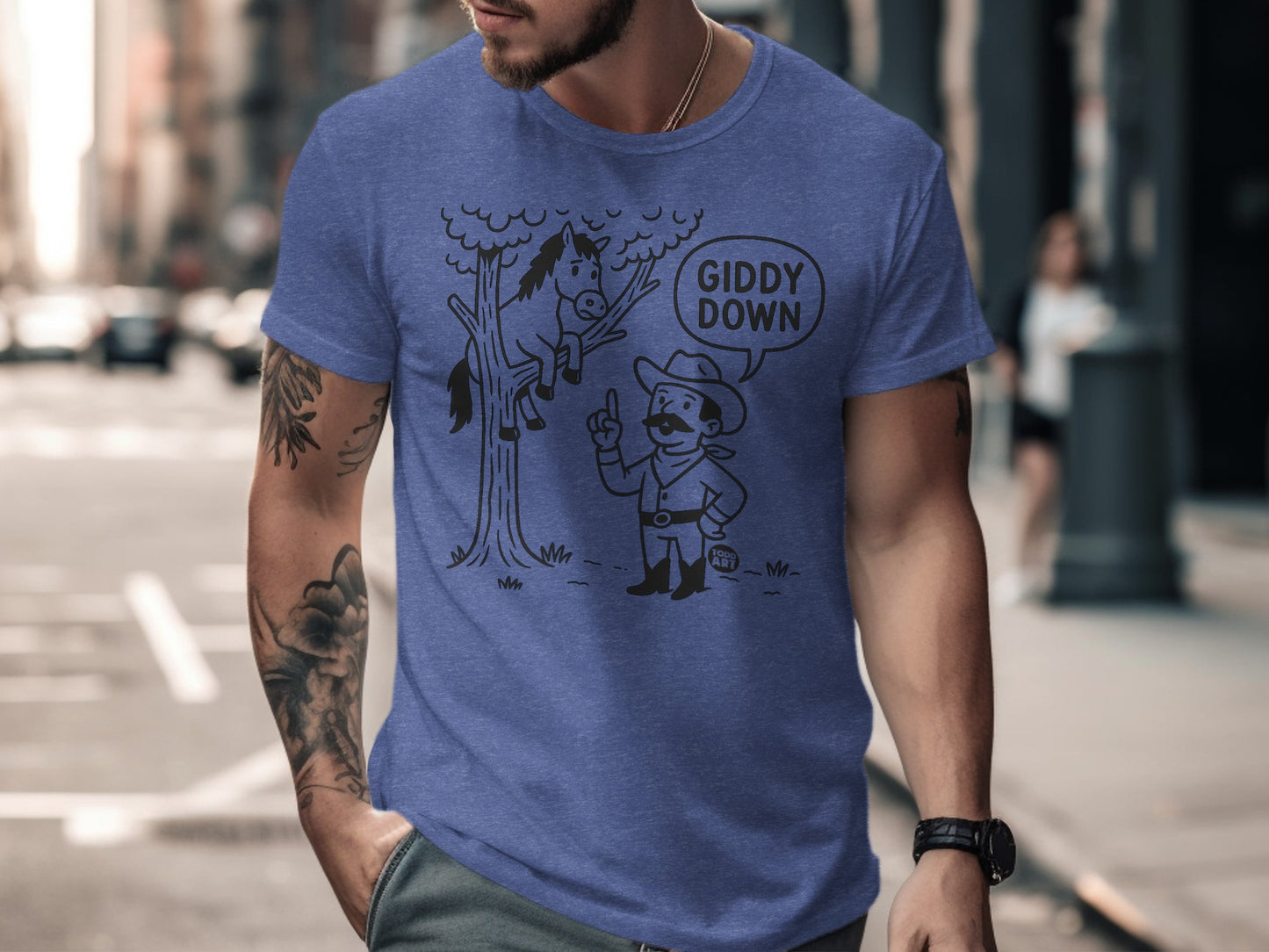 Giddy Down Cowboy Adventure Fun Graphic Tee product