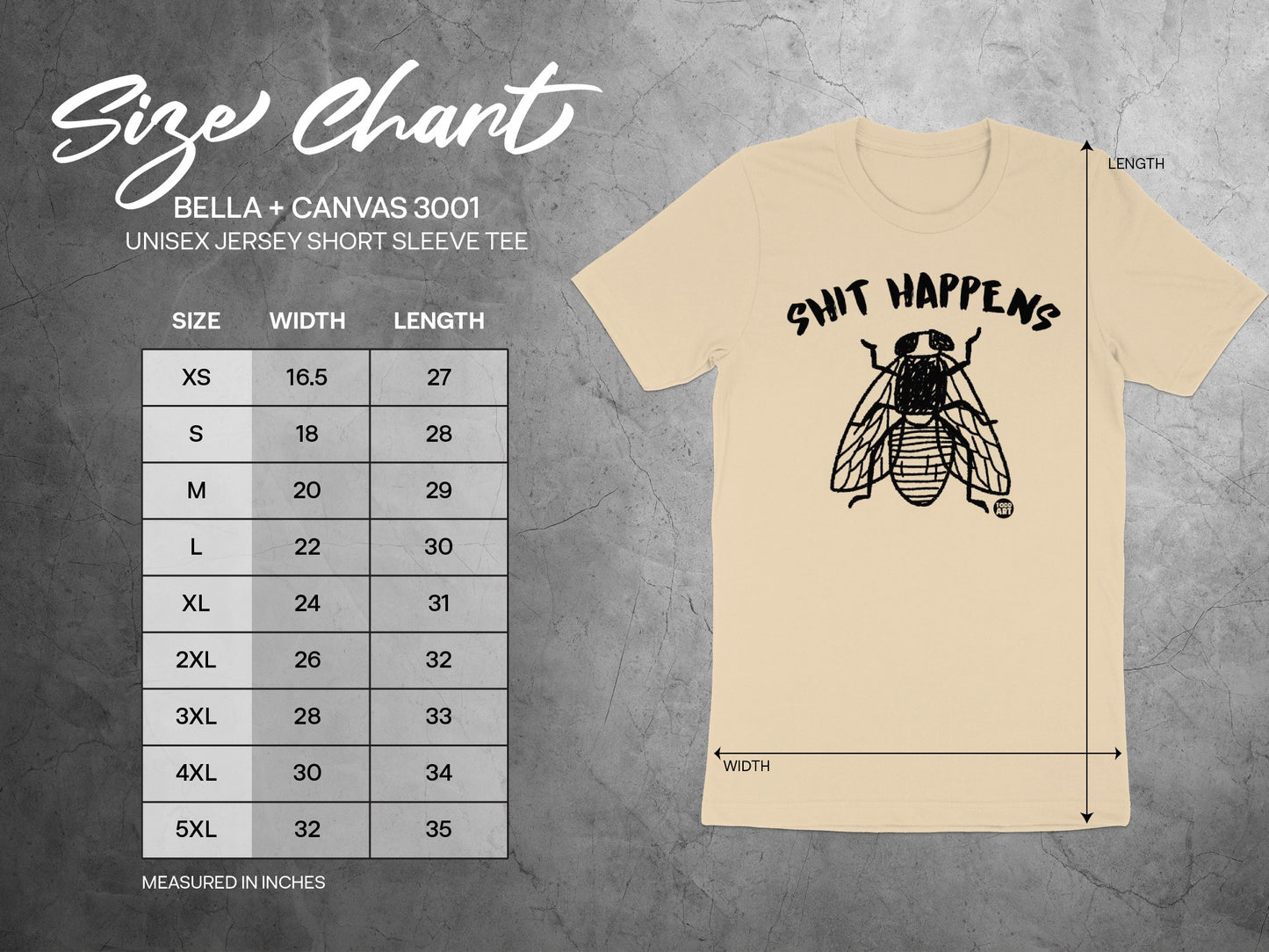 Shit Happens Graphic Unisex Jersey Short Sleeve Tee product