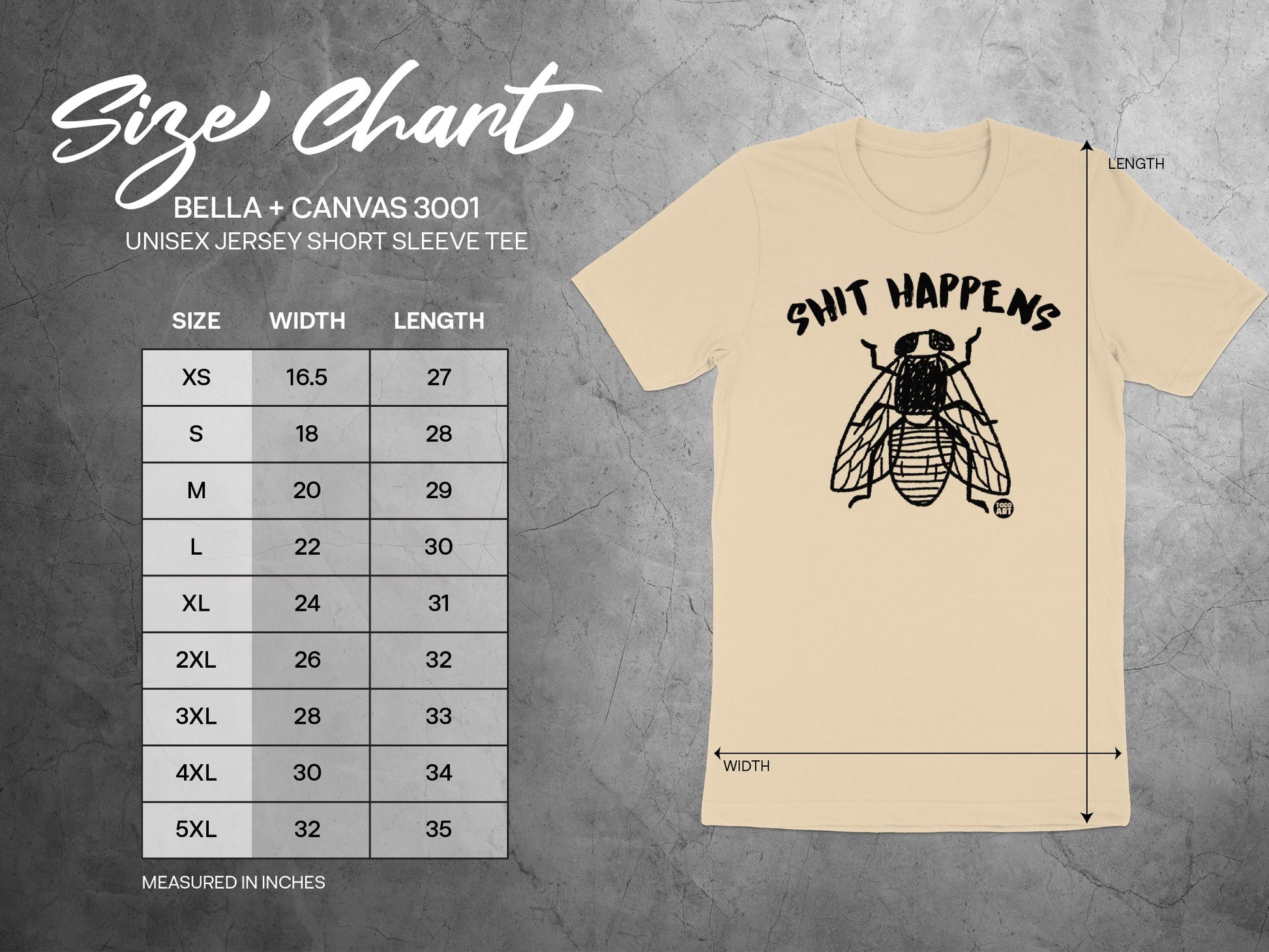 Shit Happens Graphic Unisex Jersey Short Sleeve Tee product