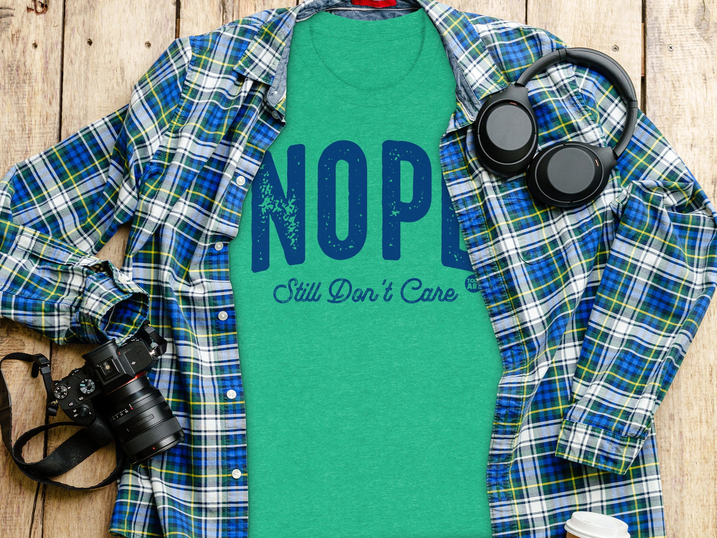 Nope Still Don't Care Graphic Tee Shirt product