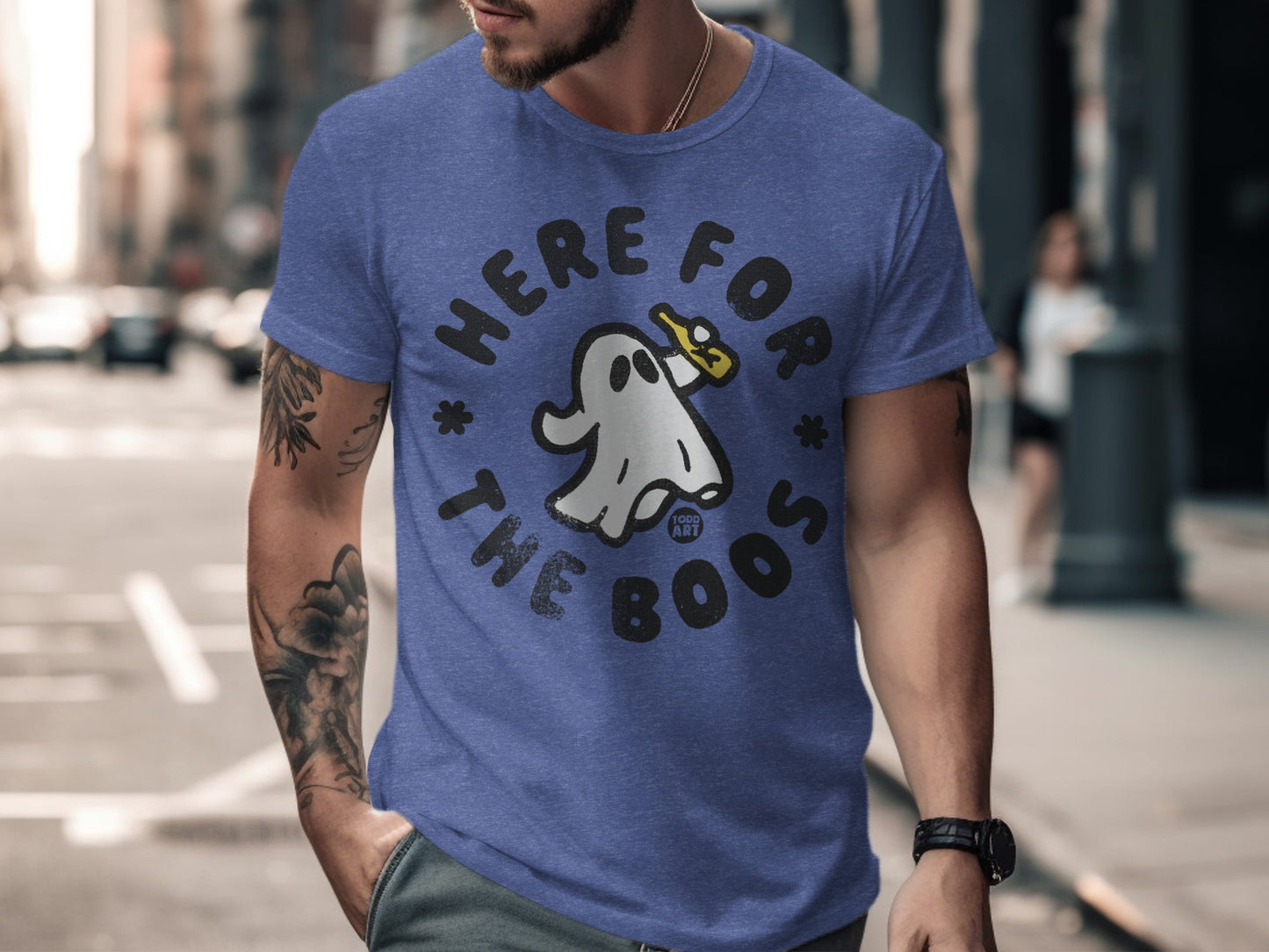Here For The Boos Ghost Graphic T-shirt product type