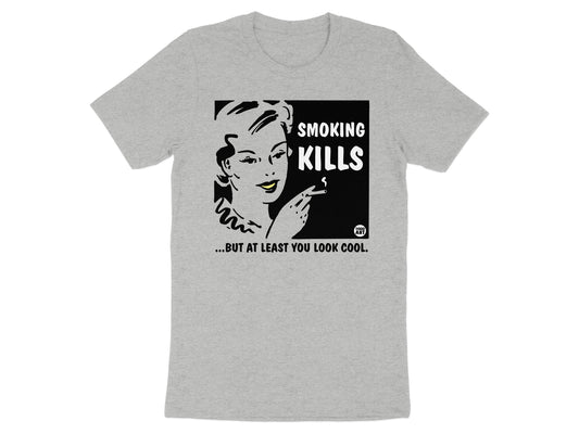 Smoking Kills Statement Graphic T-shirt