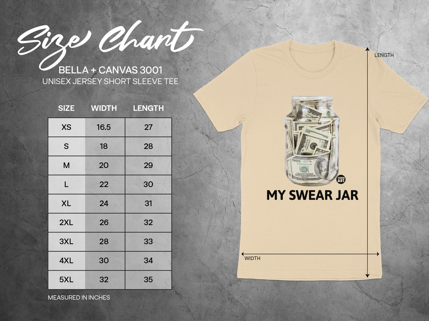 My Swear Jar Graphic Unisex Tee product