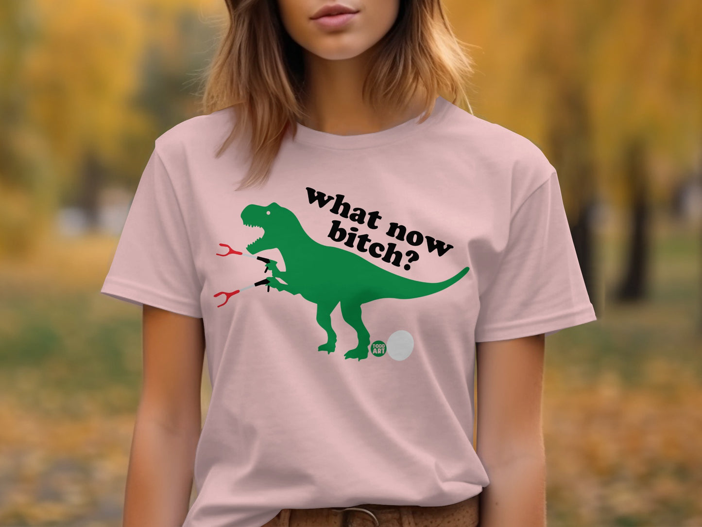 Dinosaur Graphic Tee with Sassy Quote product type