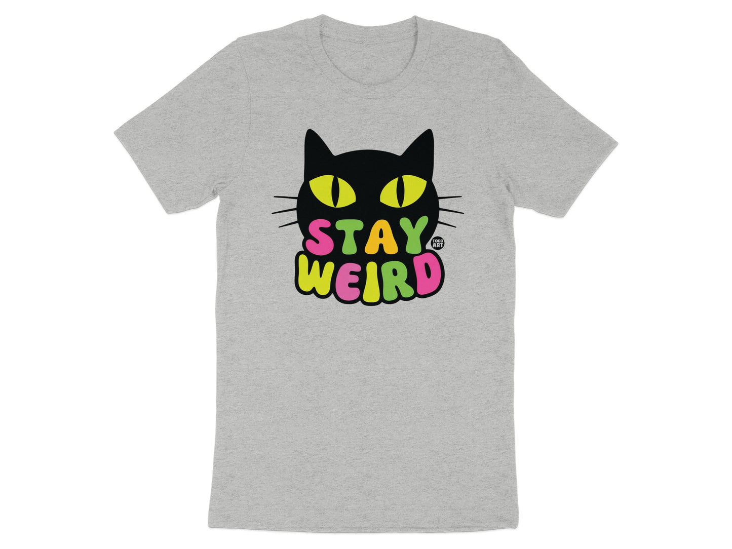 Stay Weird Cat Graphic T-Shirt product type