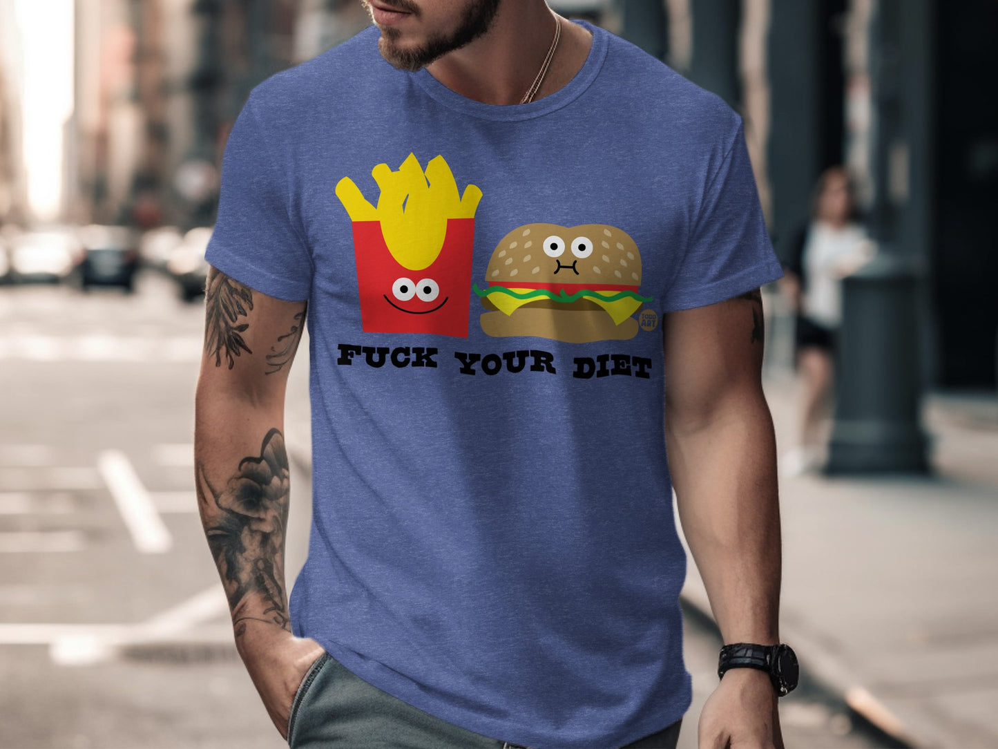 Funny Fast Food Graphic Tee product type