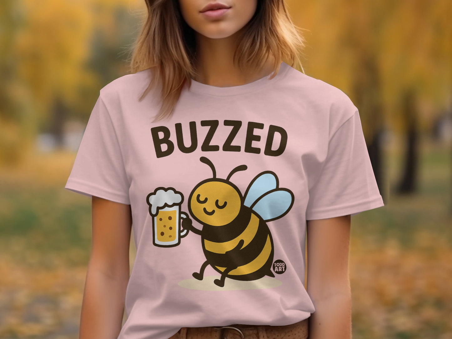 Buzzed Bee with Mug Graphic Tee product type