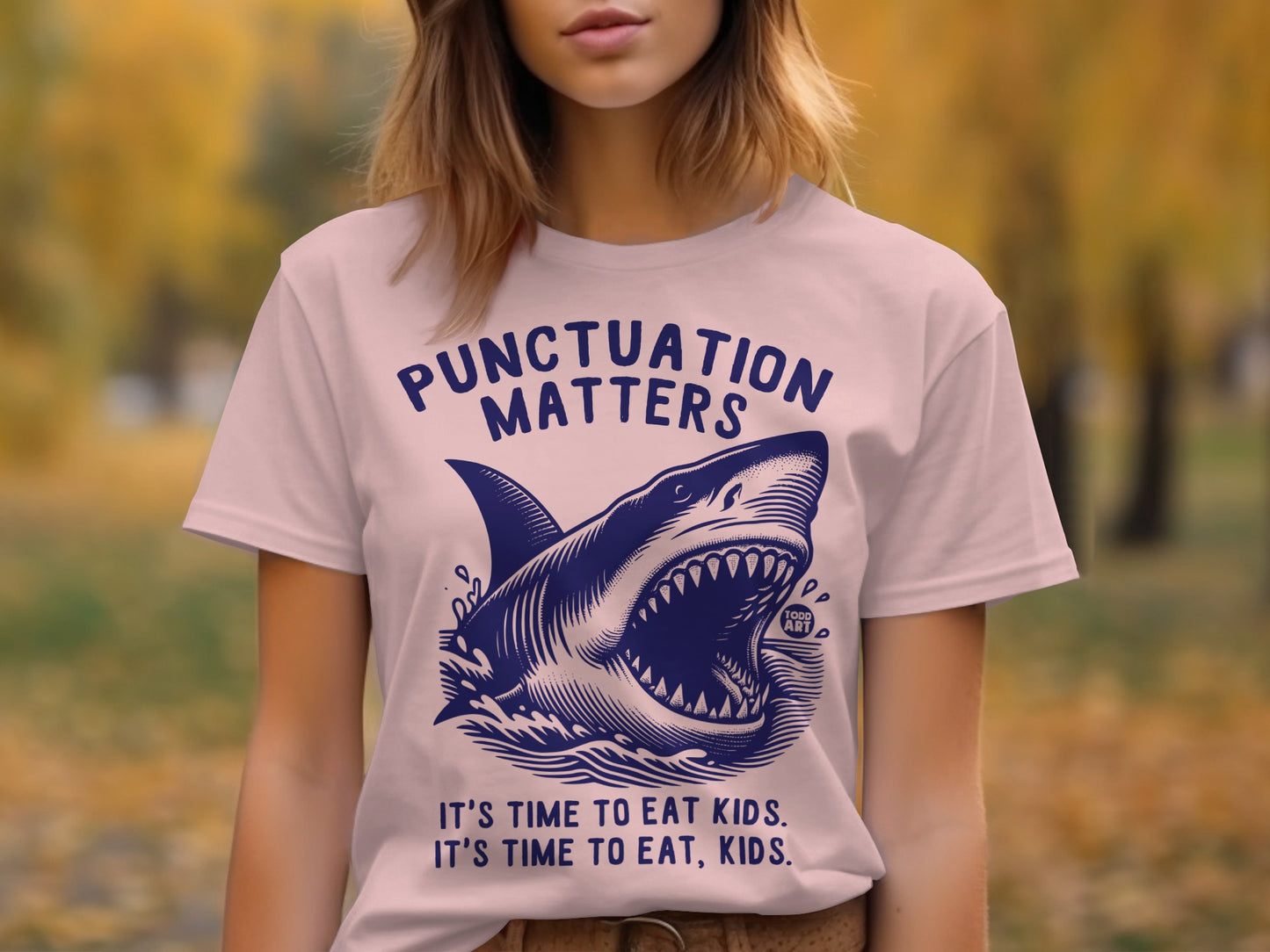 Punctuation Matters Its Time To Eat Kids T-shirt