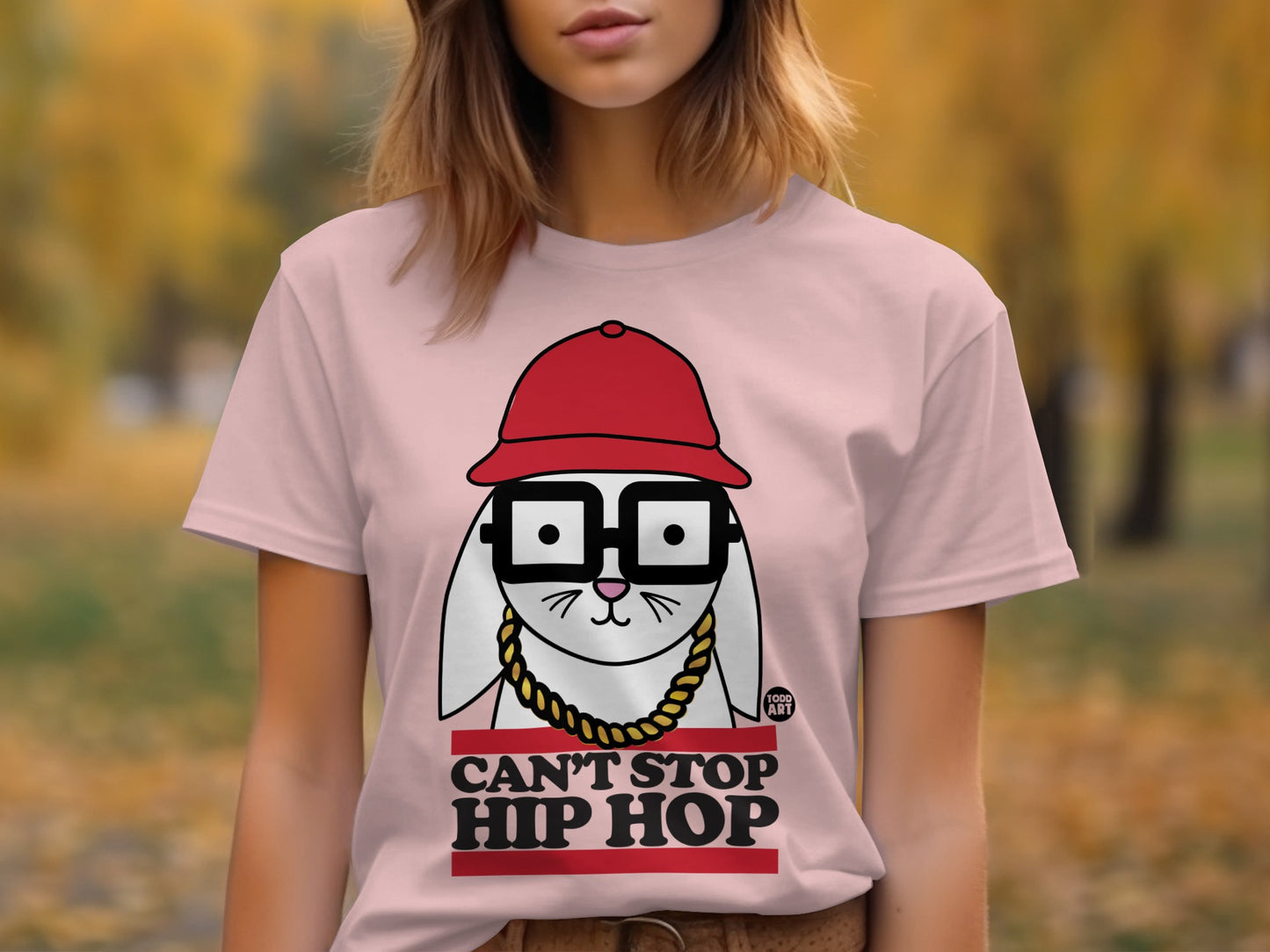 Can't Stop Hip Hop Bunny Graphic T-Shirt product