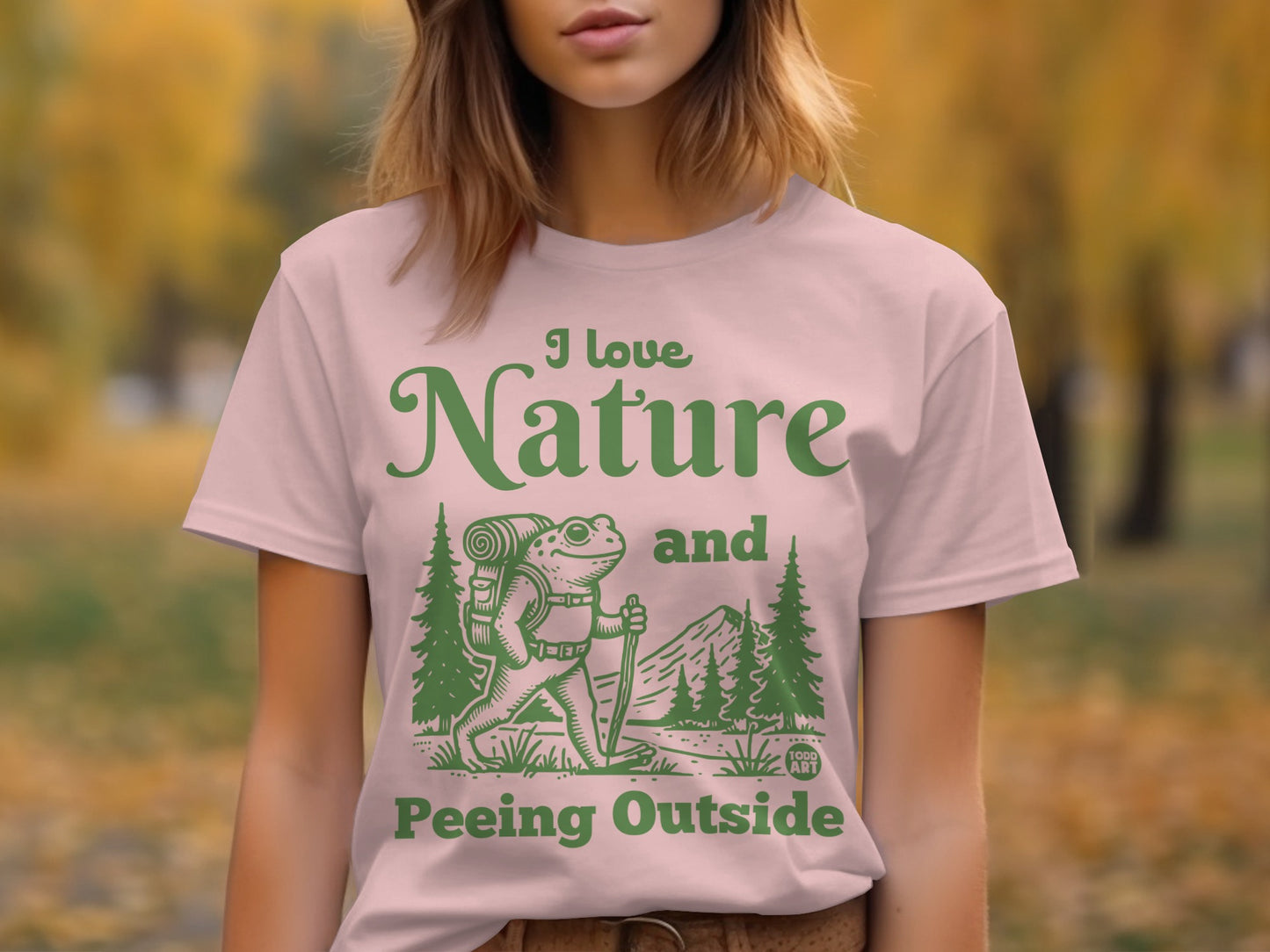 I Love Nature And Peeing Outside T-Shirt product