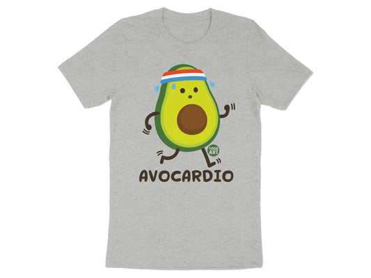 Avocado Fitness Theme Graphic T-Shirt