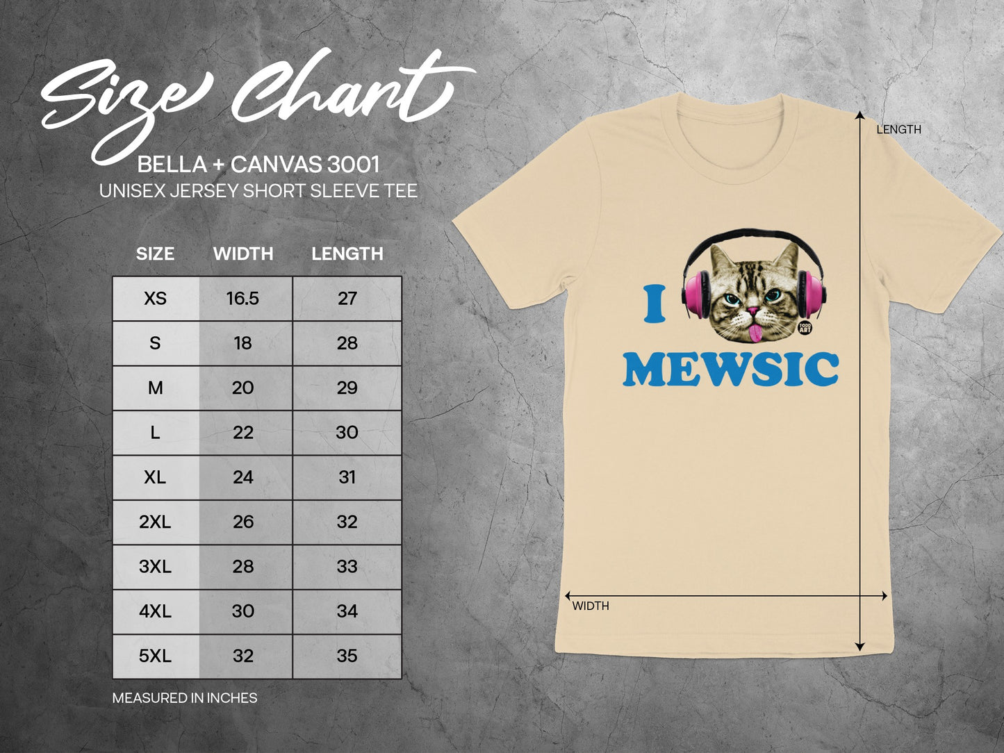 I Mewsic Cat Unisex Jersey Short Sleeve Tee product